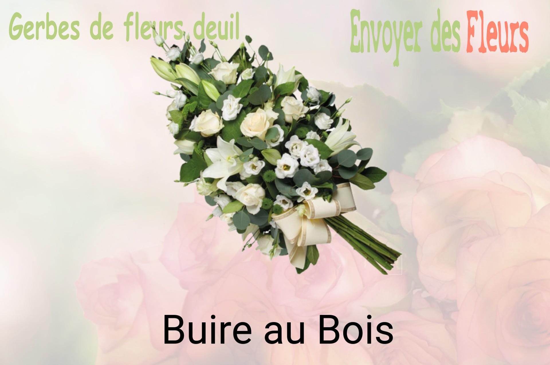 Gerbe de fleurs de deuil livrée à Buire-au-Bois